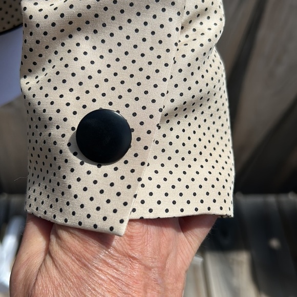 NWT Kate Hill “That’s the Spirit” Dotted Blazer Size 2P - Picture 6 of 8
